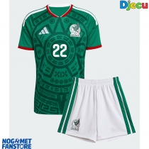 Meksiko Hirving Lozano #22 Domaci Dres za djecu SP 2026 Kratak Rukav (+ Kratke hlače)